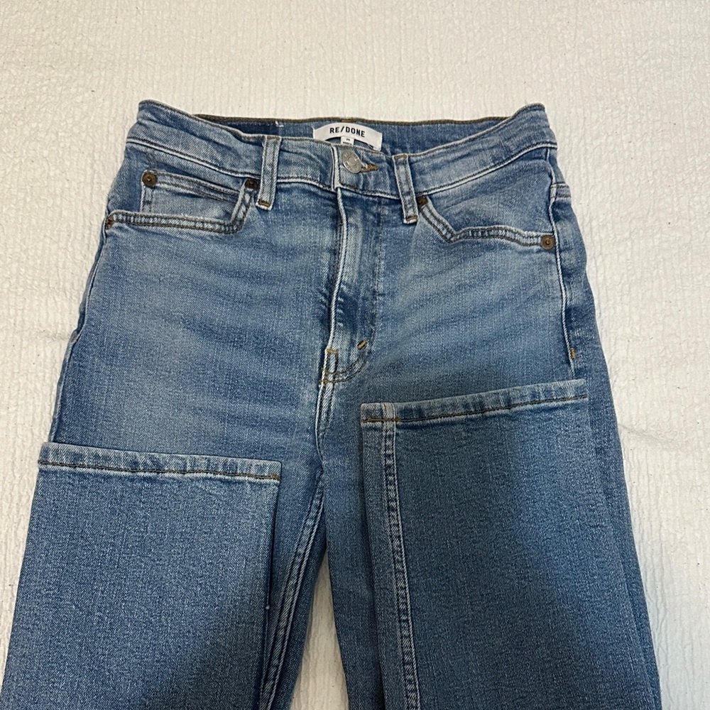 Re/Done Straight Leg Jeans